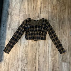 Plaid Crop Top